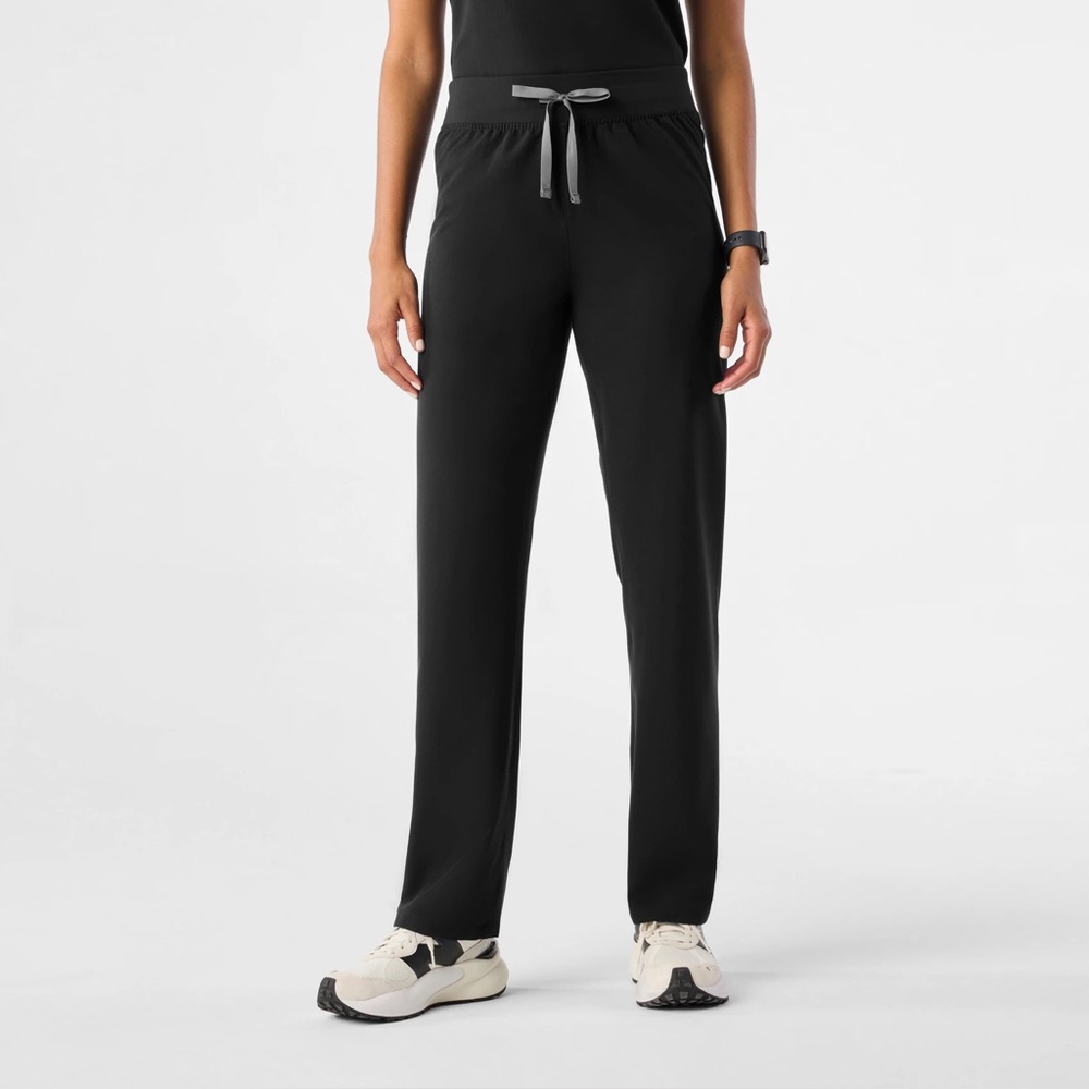 FIGS Livingston Straight Leg Scrub Pants XS Petite Black